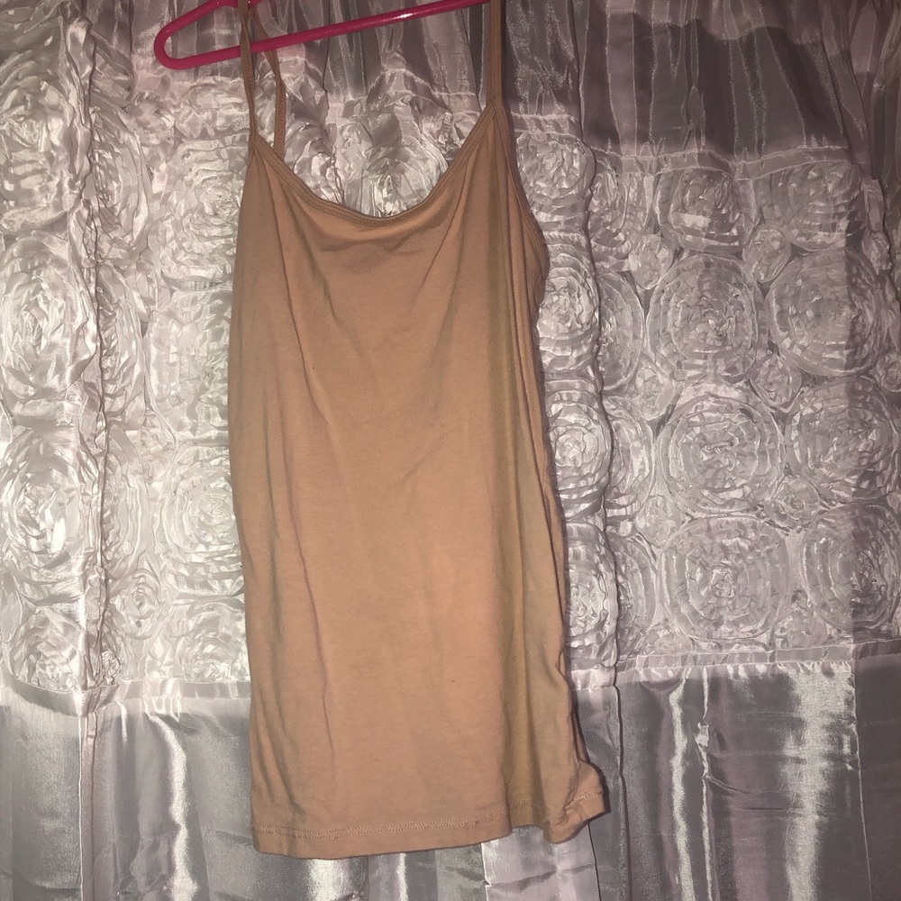 Basic tan tank top